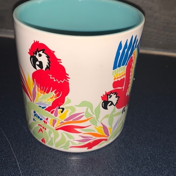 # A87 Vtg 80s 90s Bird Parrot Mug Coffee Retro Russ Tropical Multicolored - Picture 1 of 7